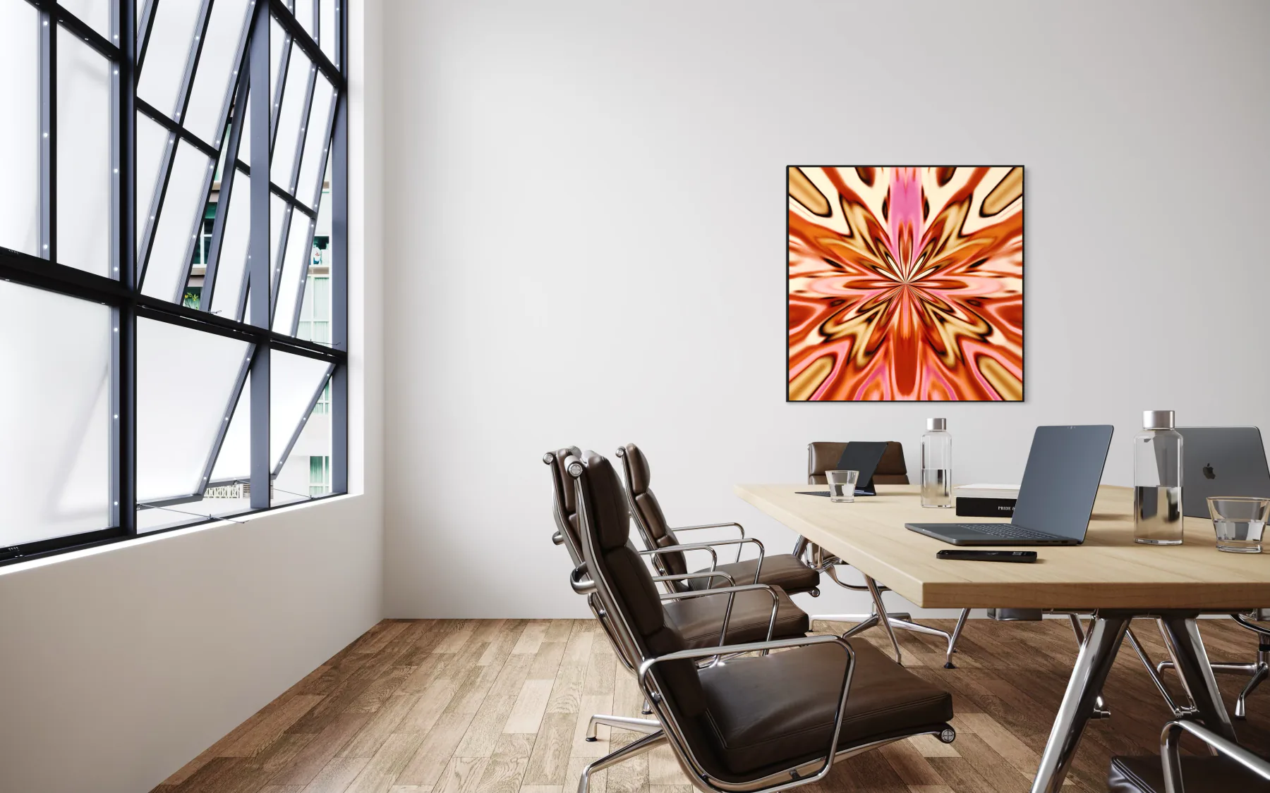 Satori in einer konzeptionellen Raumstudie für Büro