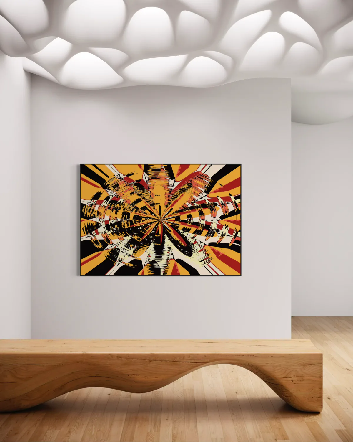 Valet in einer konzeptionellen Raumstudie für Galerie